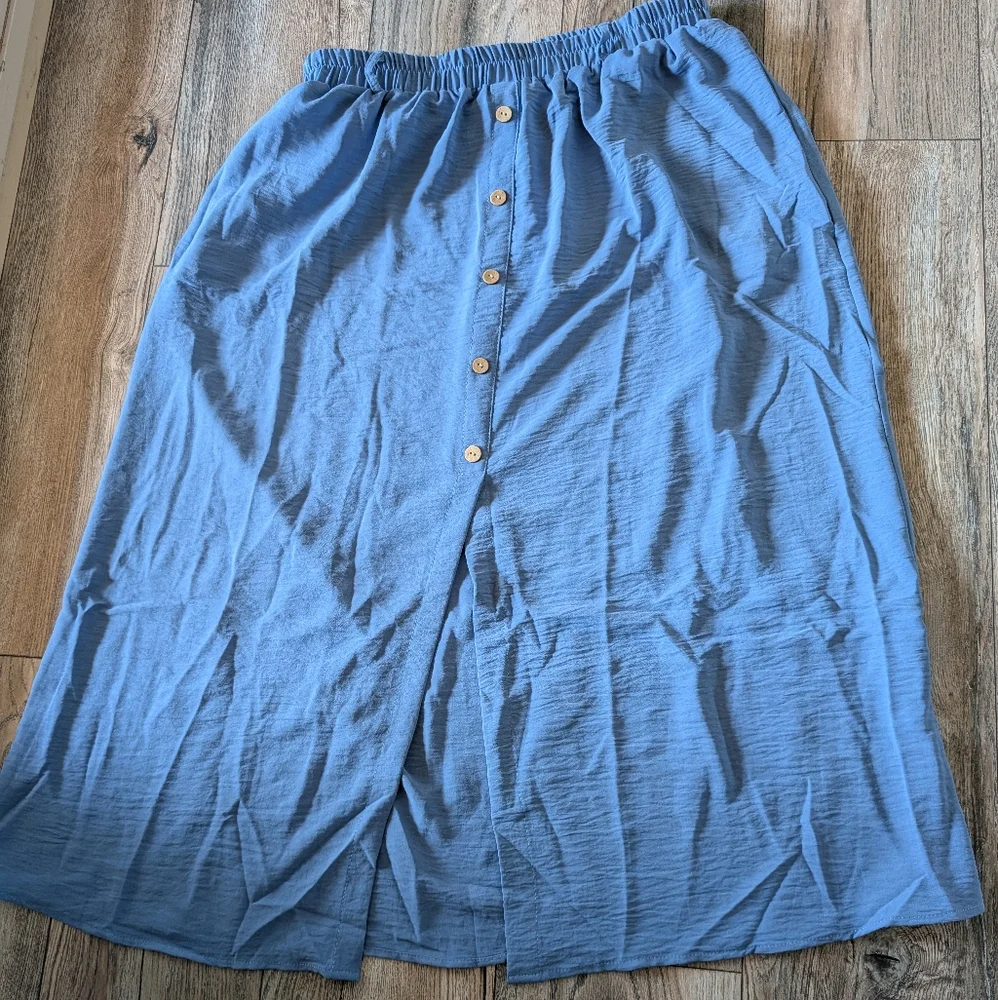 DOKOTOO 2 Piece Outfit Maxi Skirt and Short Sleeve Matching Set Size Large NWT - Picture 7 of 16